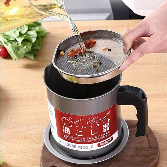 Oil Filter Pot – Grease Storage & Reuse Made Easy