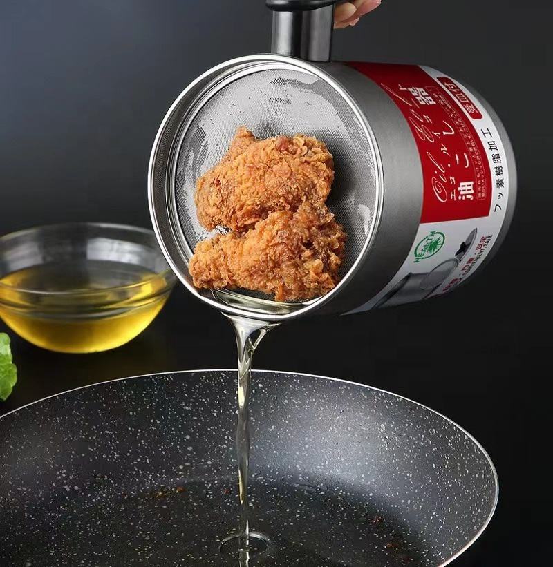 Oil Filter Pot – Grease Storage & Reuse Made Easy